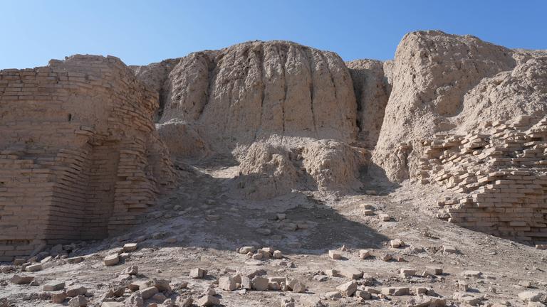 Ausgrabungsstätte in Nippur, heutiger Irak