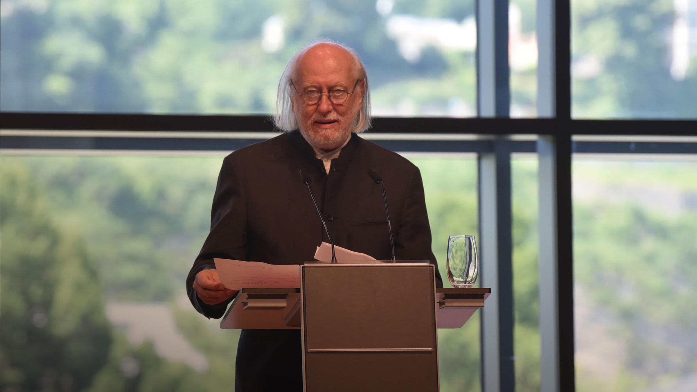 Literatur-Nobelpreisgewinner László Krasznahorkai.