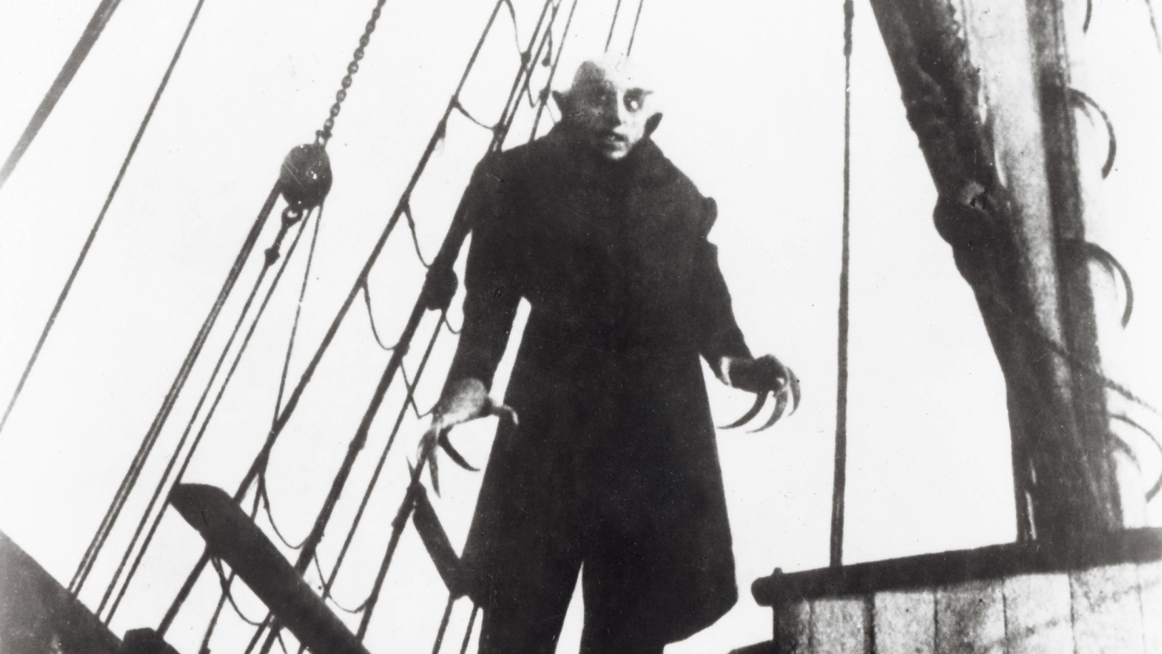 Der Vampir aus dem Horrorfilm "Nosferatu"
