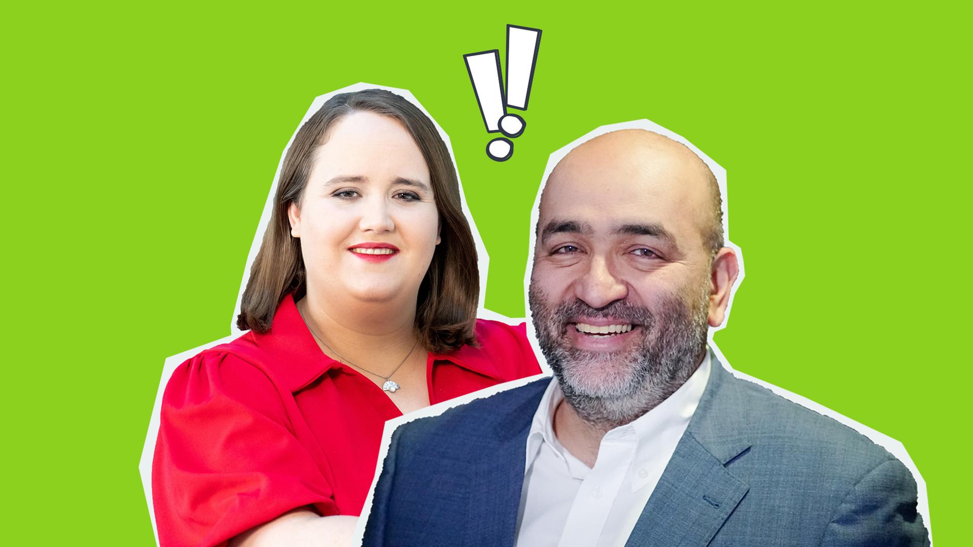Omid Nouripour und Ricarda Lang