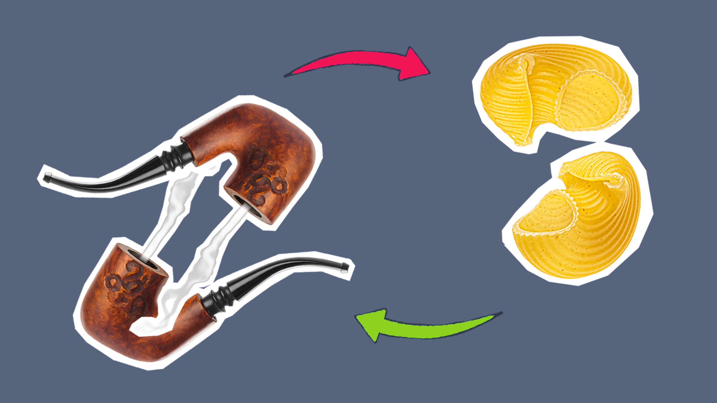 Pfeife = Pipe rigate