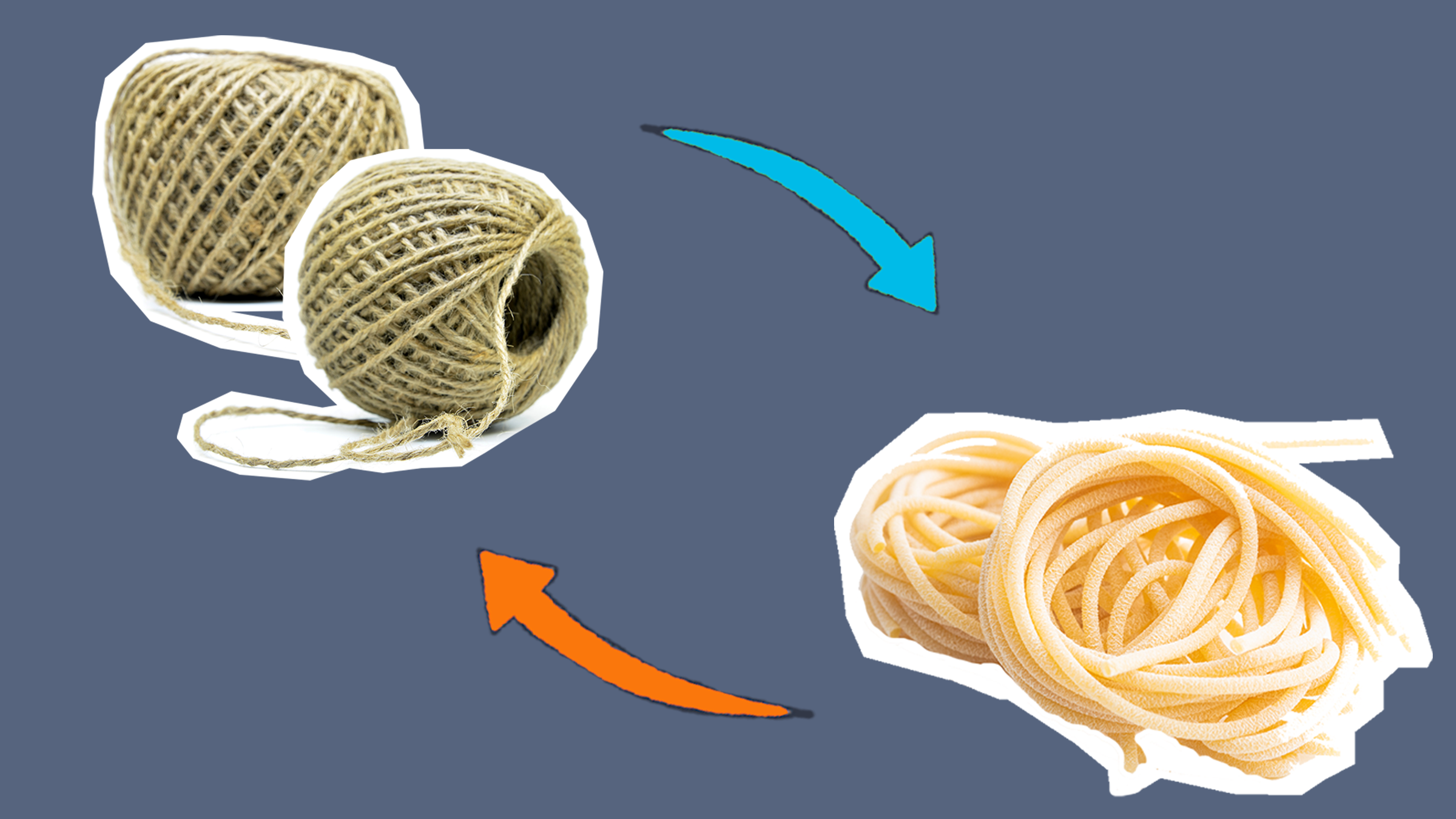 Schnürchen = Spaghetti