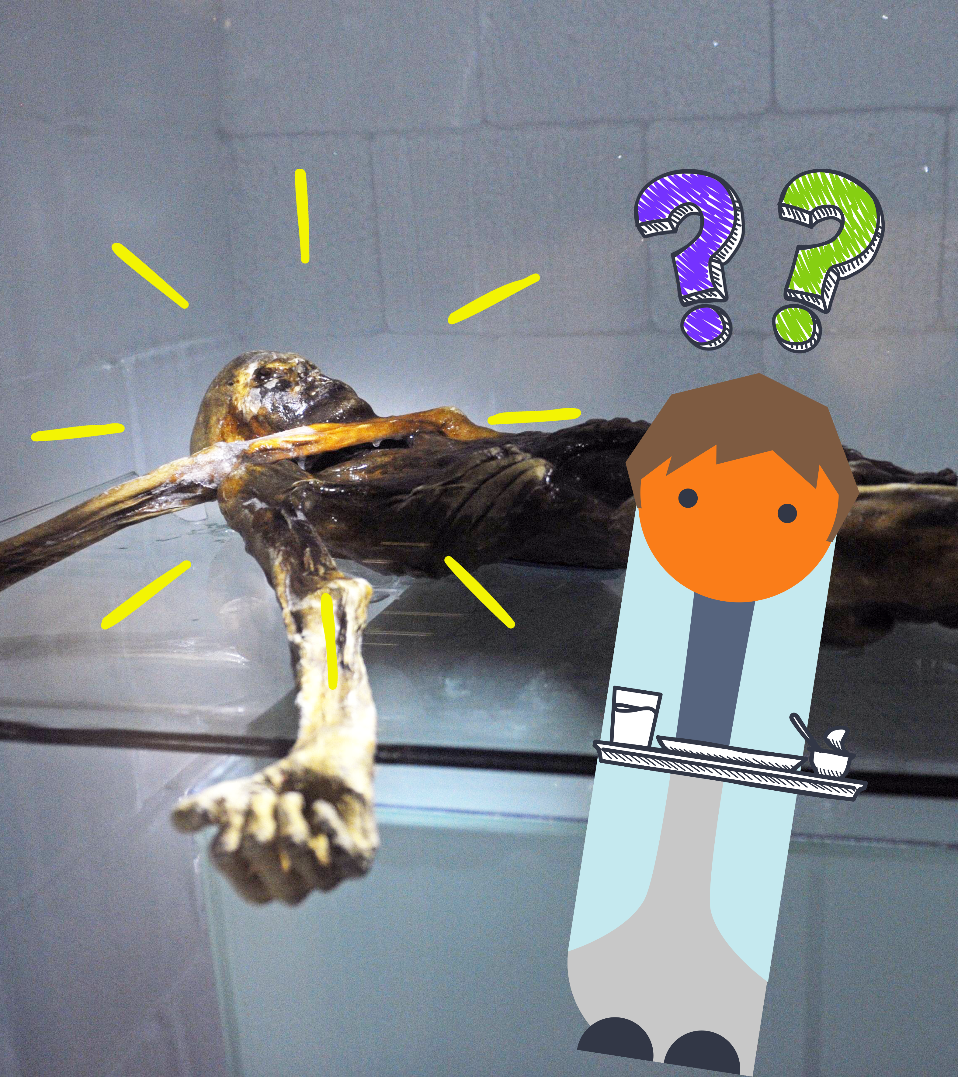 Ötzi sucht Pflegekraft