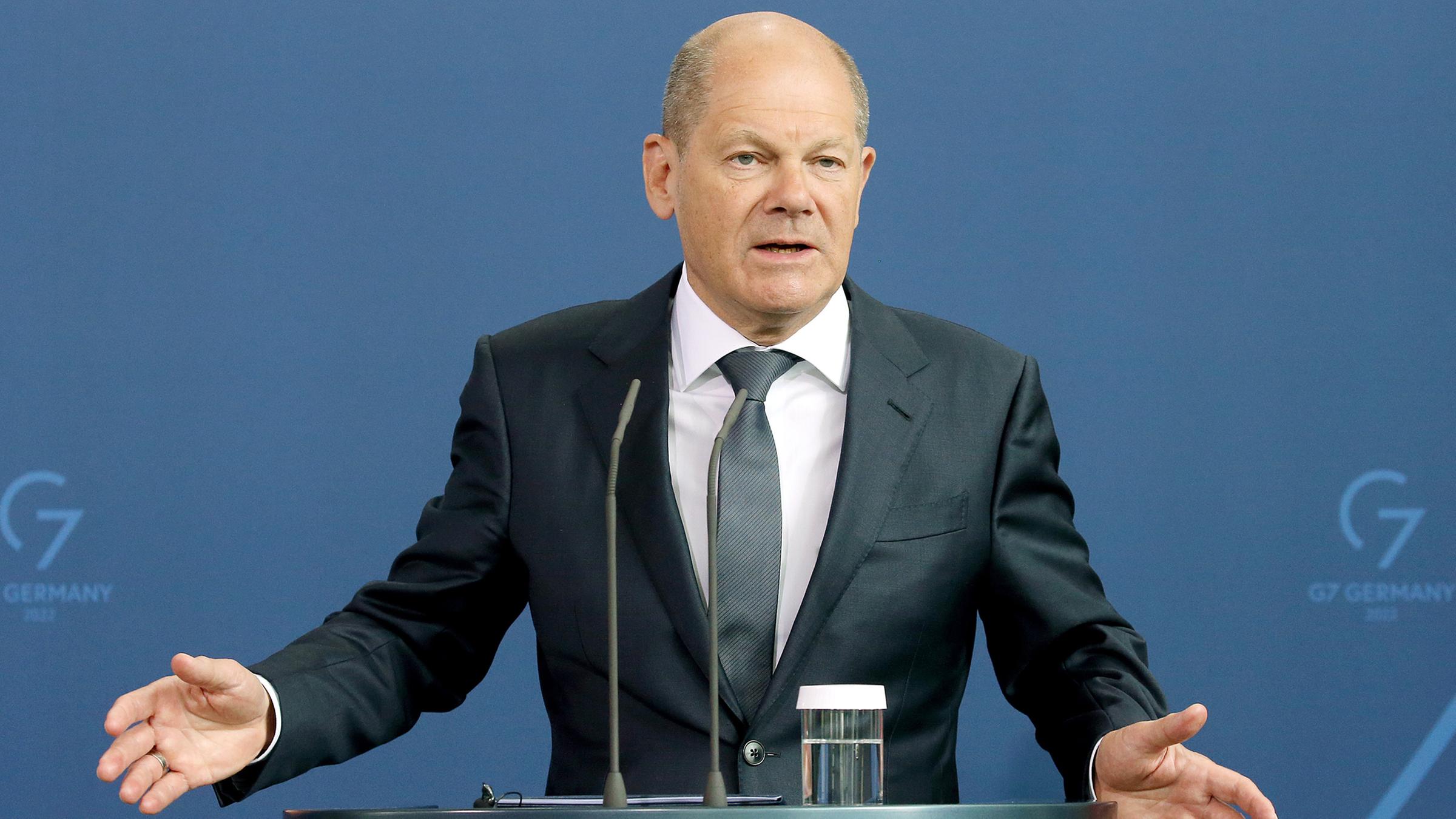 Olaf Scholz am 04.05.2022 in Berlin