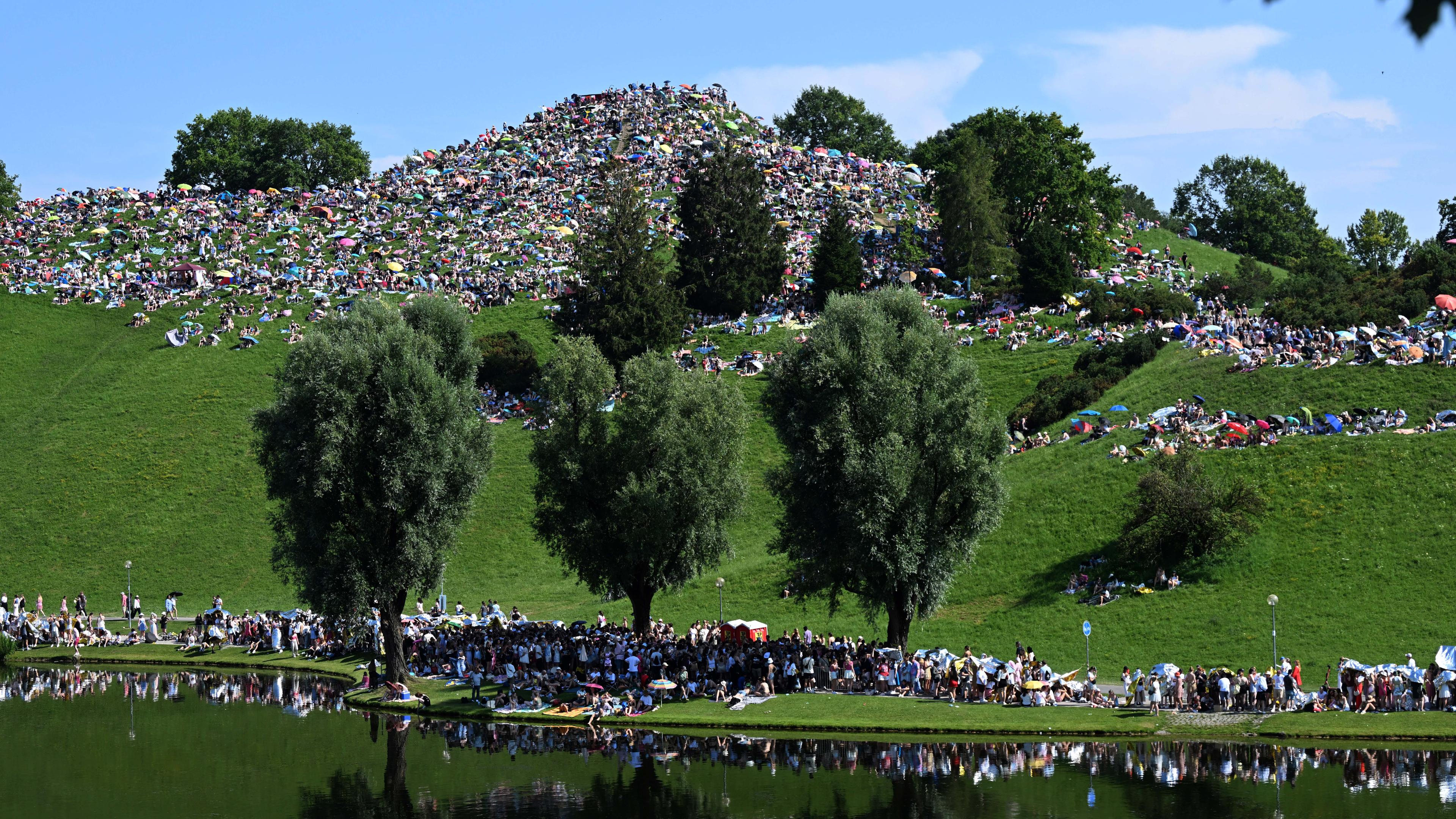 Der Olympiaberg in München