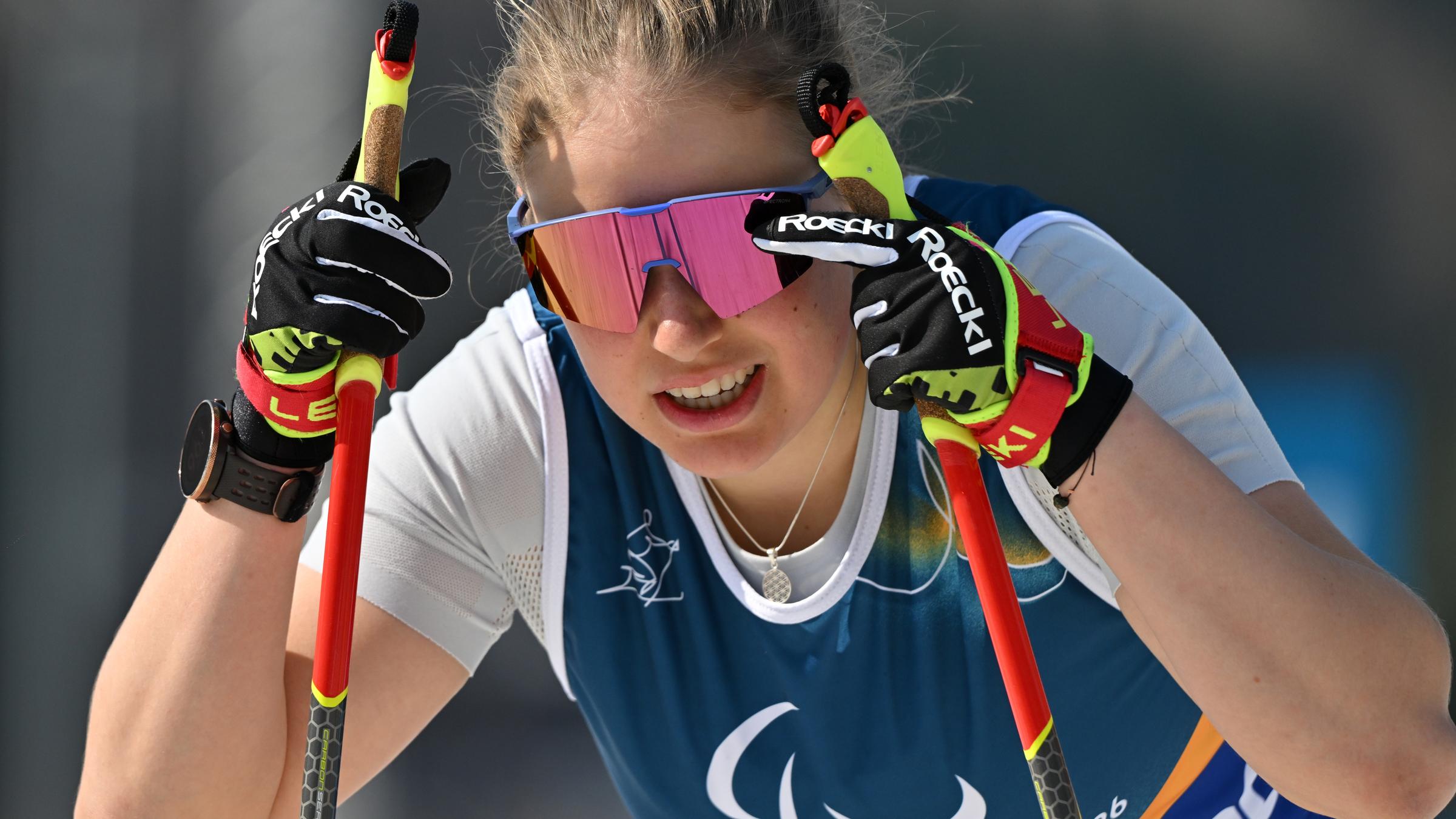 Para Langlauf: Linn Kazmaier Silbermedaille