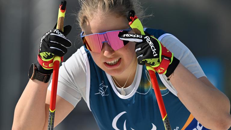 Para Langlauf: Linn Kazmaier Silbermedaille