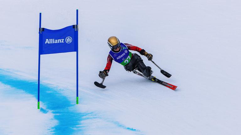 Para Ski Alpin: Anna-Lena Forster Silbermedaille