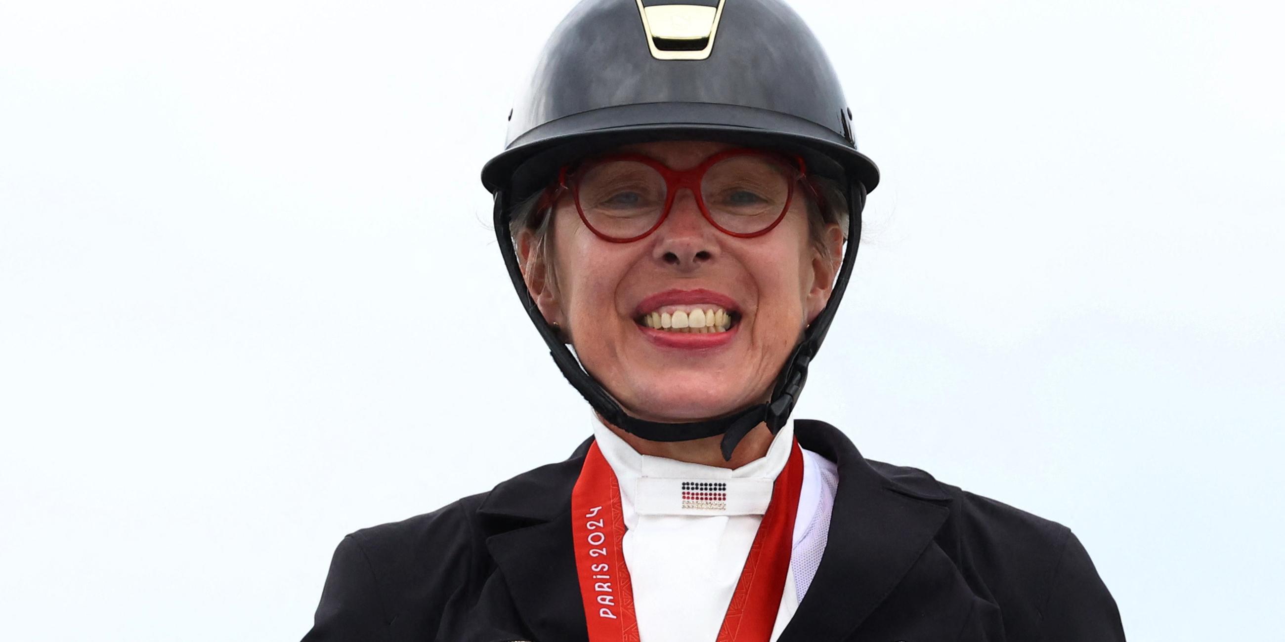 Heidemarie Dresing mit Bronzemedaille