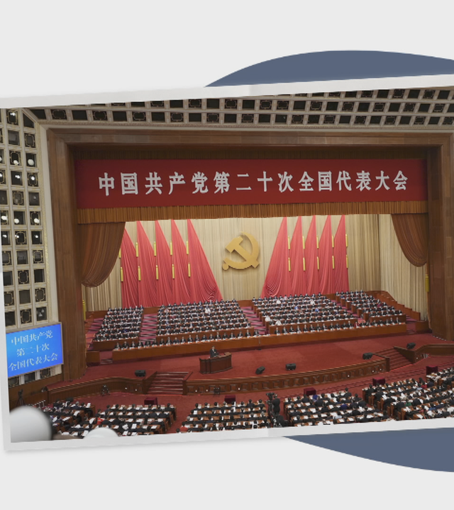 Parteitag in China -Grafik