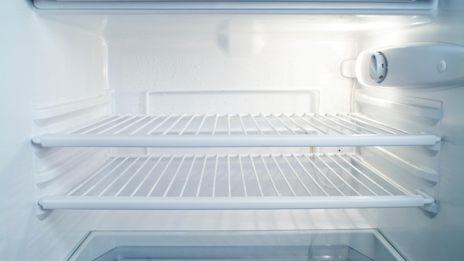 Kühlschrank von innen.