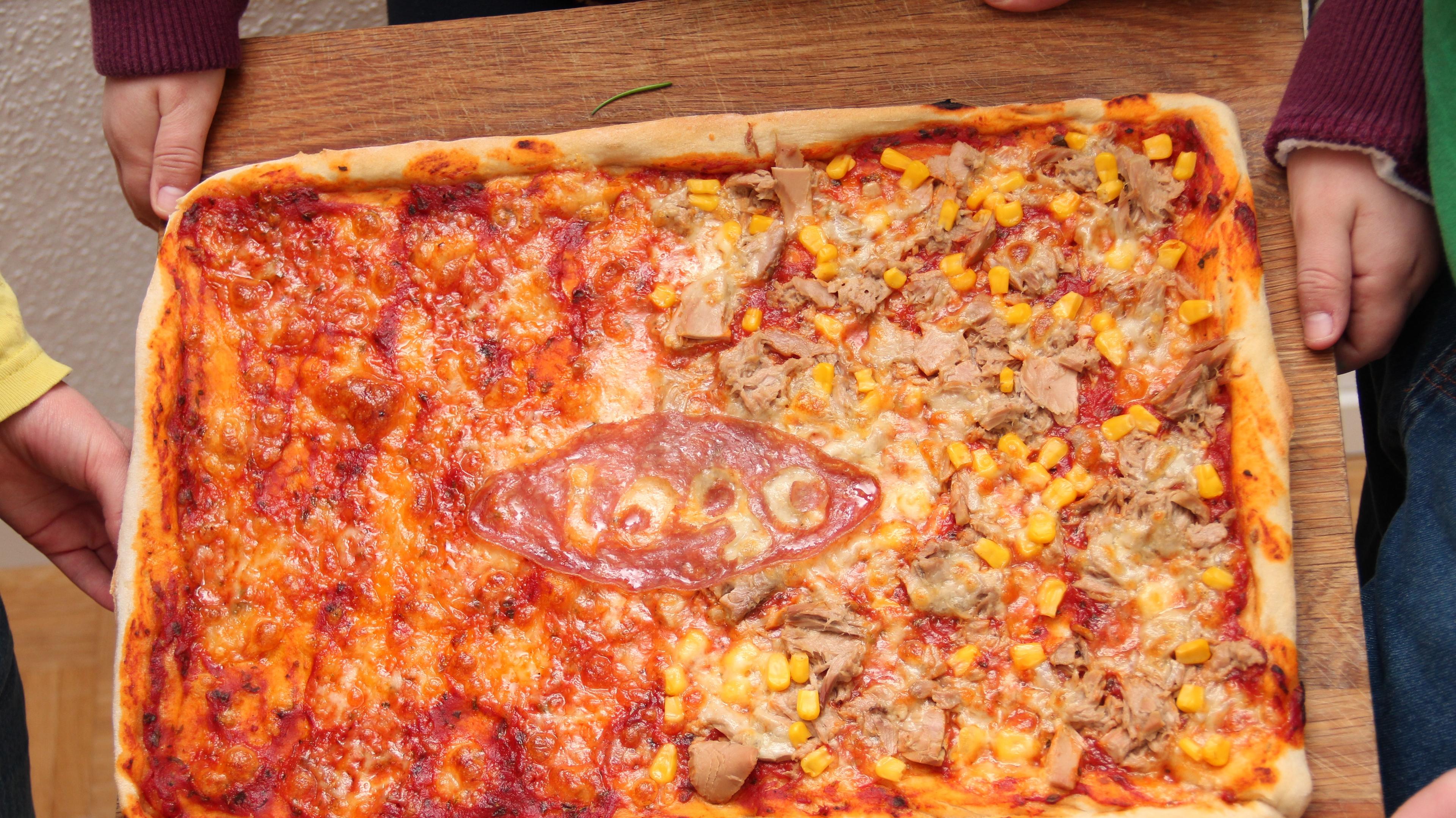 Logo!-Pizza von Antonia, Carl und Marlon