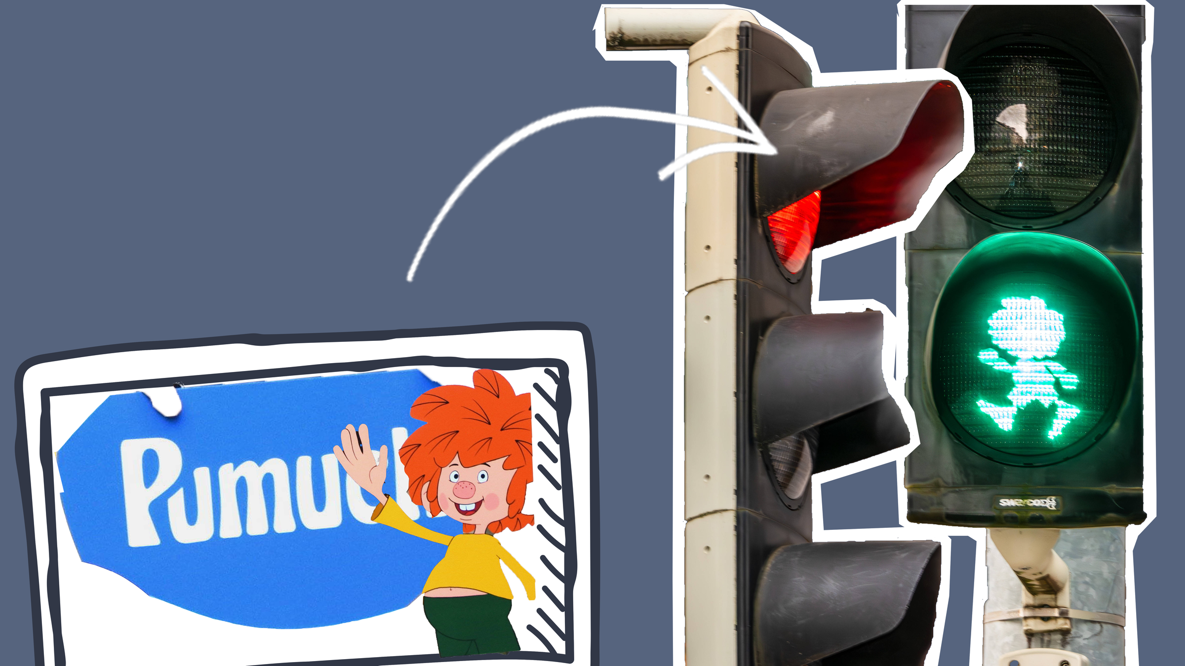 Pumuckl-Ampel in München