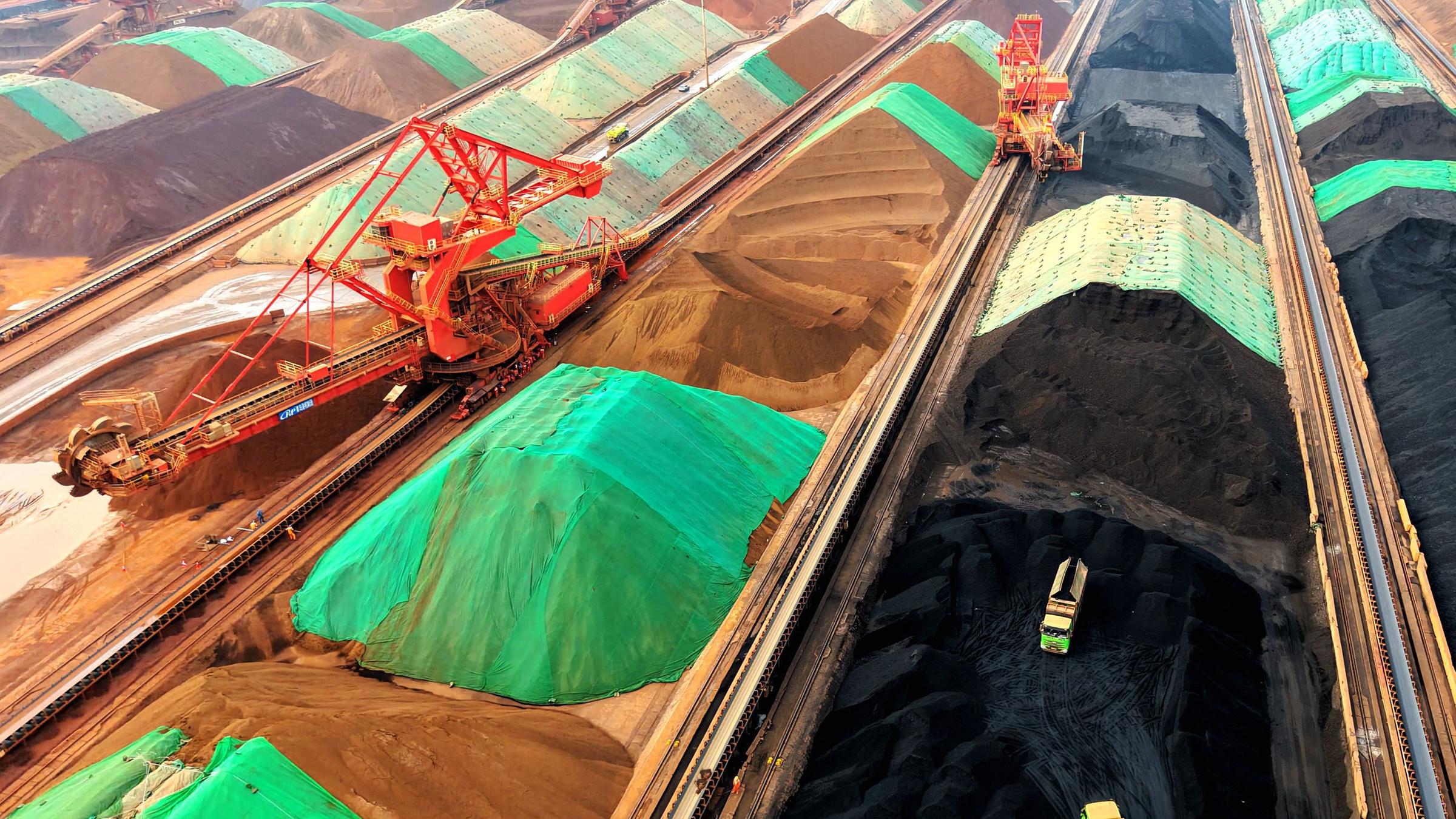 Eisenerz Terminal in China, Qingdao