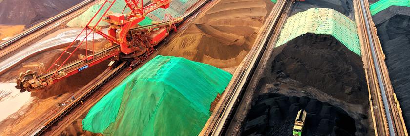 Eisenerz Terminal in China, Qingdao