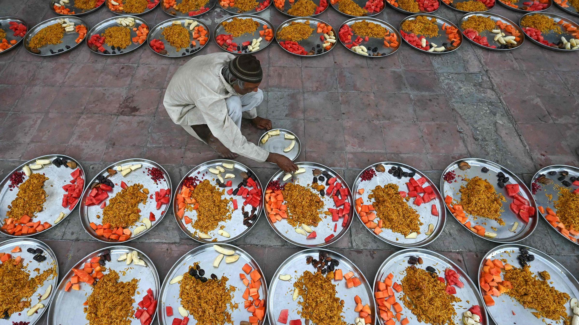 Iftar Vorbereitungen in Indien