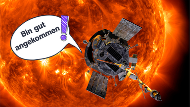 Parker Solar Probe auf dem Weg zur Sonne
