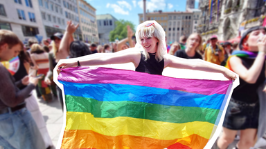 Grafik Regenbogenflagge