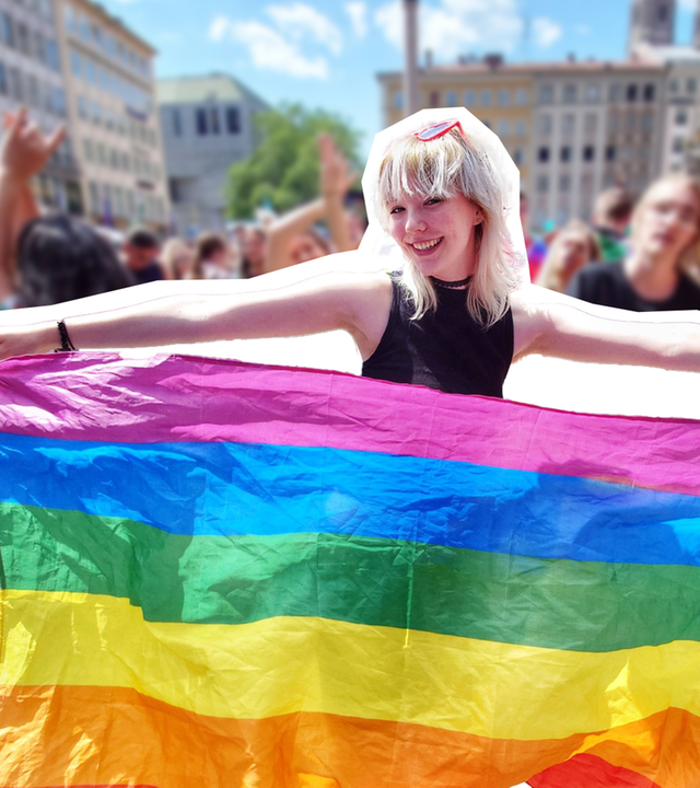 Grafik Regenbogenflagge
