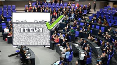 Bundestagsversammlung; Rentenkasse; grüner Haken