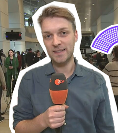 Reporter Johannes im Bundestag
