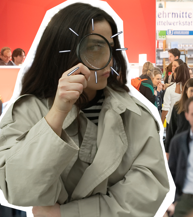 logo!-Reporterin Teresa auf der Didacta 