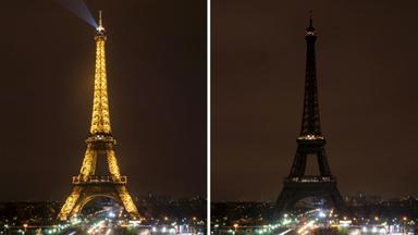 Rund 7.000 Städte weltweit haben sich an der Klimaschutz-Aktion "Earth Hour" beteiligt. Unter anderem wurde am Brandenburger Tor und am Pariser Eiffelturm das Licht für eine Stunde ausgeschaltet. 