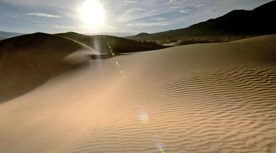 Sanddüne im Gegenlicht
