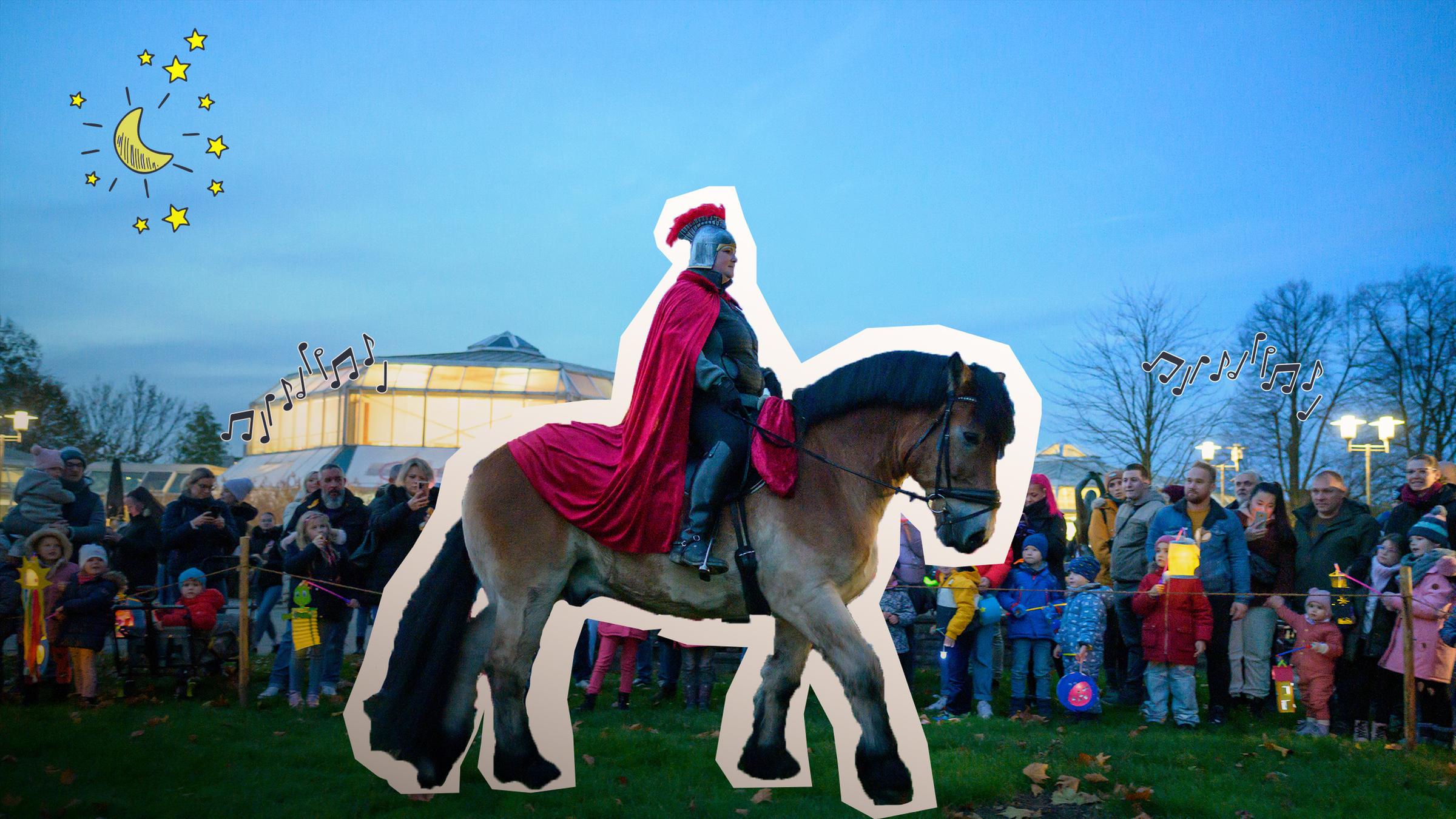 Manchmal werde die Umzüge auch Laternenfest genannt.
