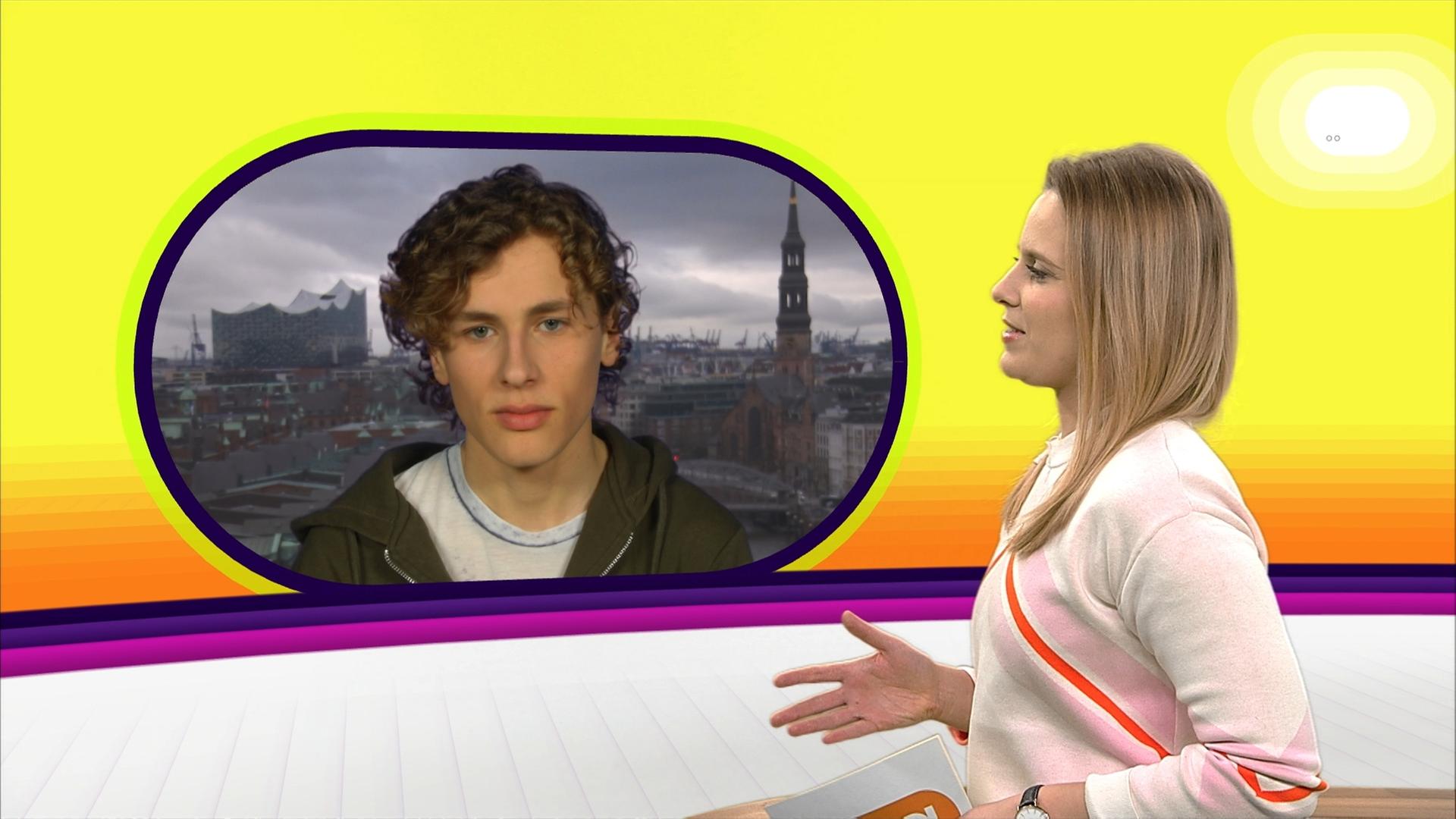 Linda spricht mit Jakob Blasel