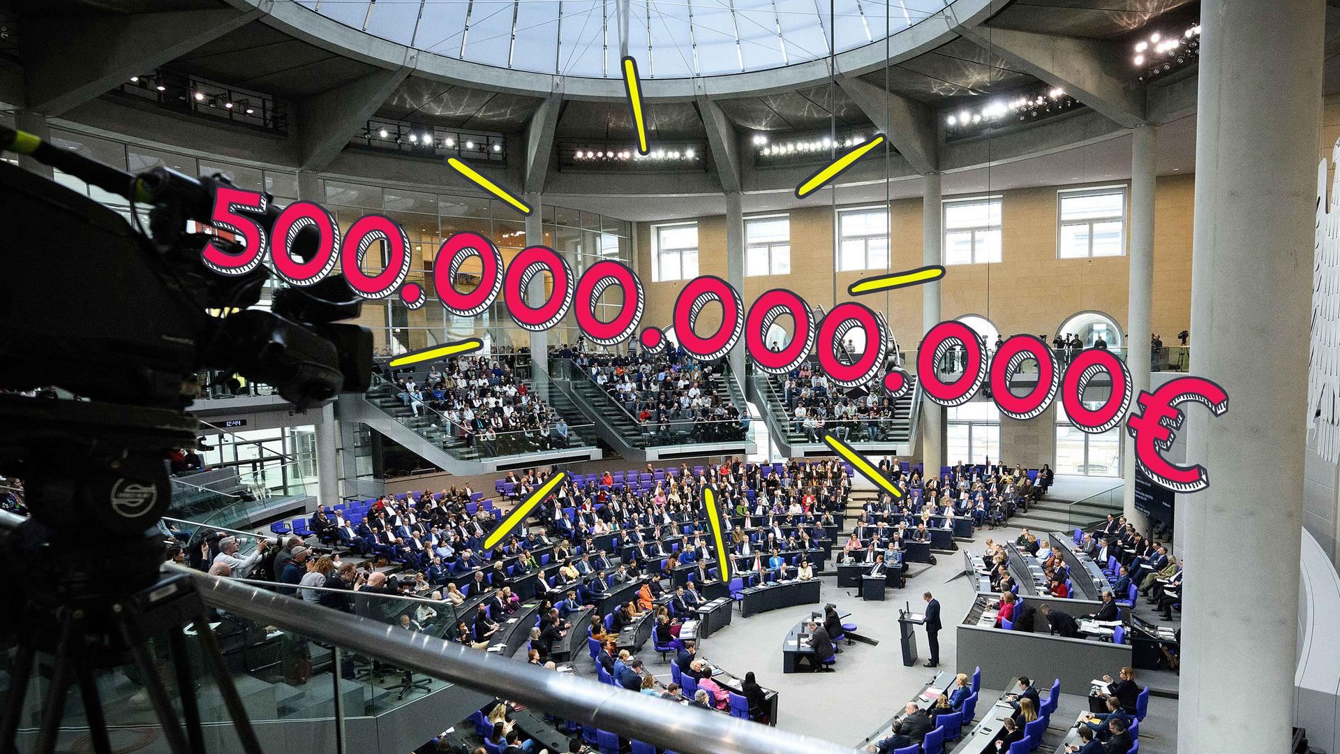 Friedrich Merz, Vorsitzender der CDU/CSU-Bundestagsfraktion, spricht im Deutschen Bundestag