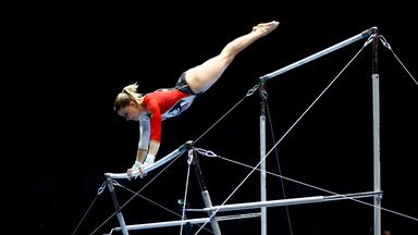 Turn-EM 2021: Elisabeth Seitz am Stufenbarren