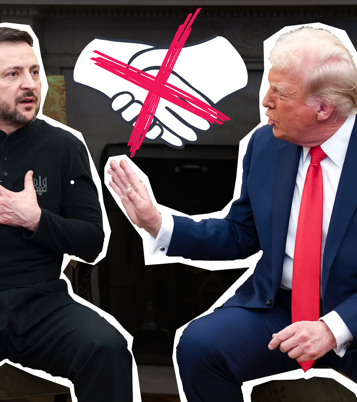 Selenksyj und Trump 