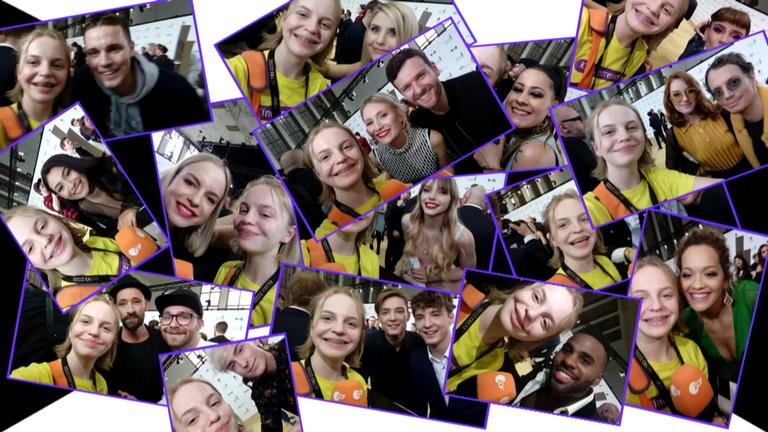 Selfies von Rieke beim Echo