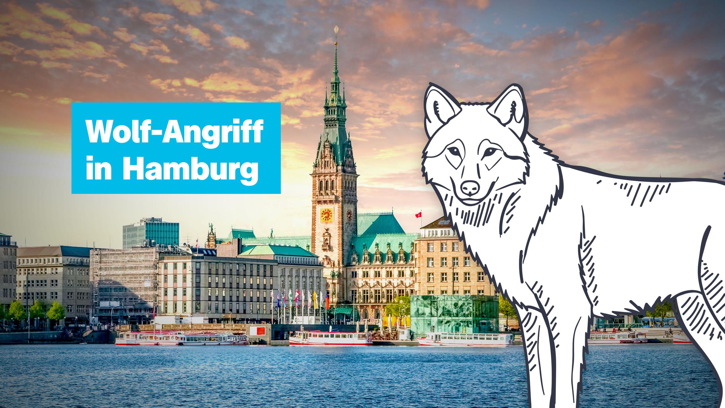 Frau wird von Wolf gebissen