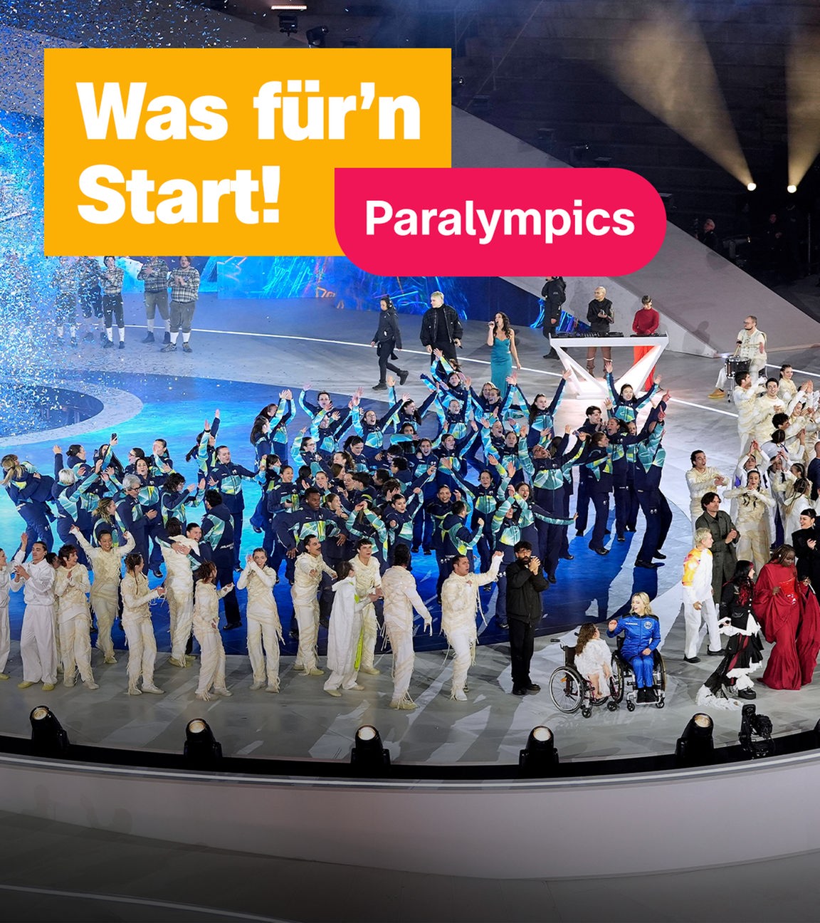 Paralympischen Winterspiele; Eröffnungsfeier; Was für'n Start