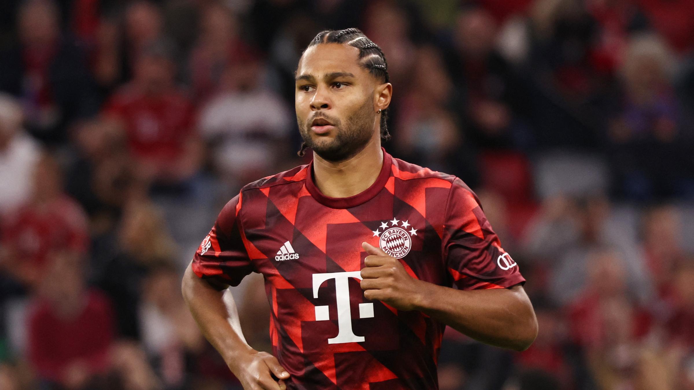 Serge Gnabry während des Bundesligaspiels Bayern München v SC Freiburg