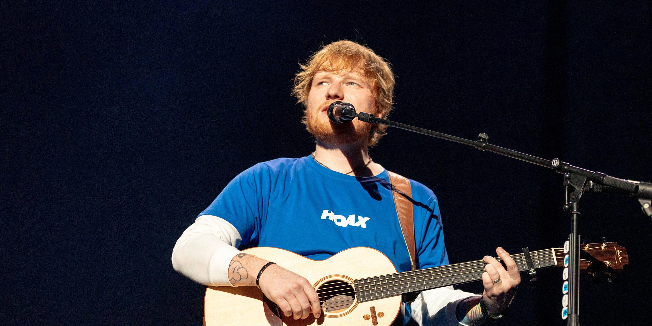 Ed Sheeran auf der Bühne