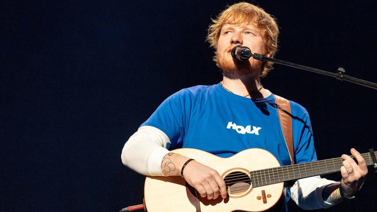 Ed Sheeran auf der Bühne