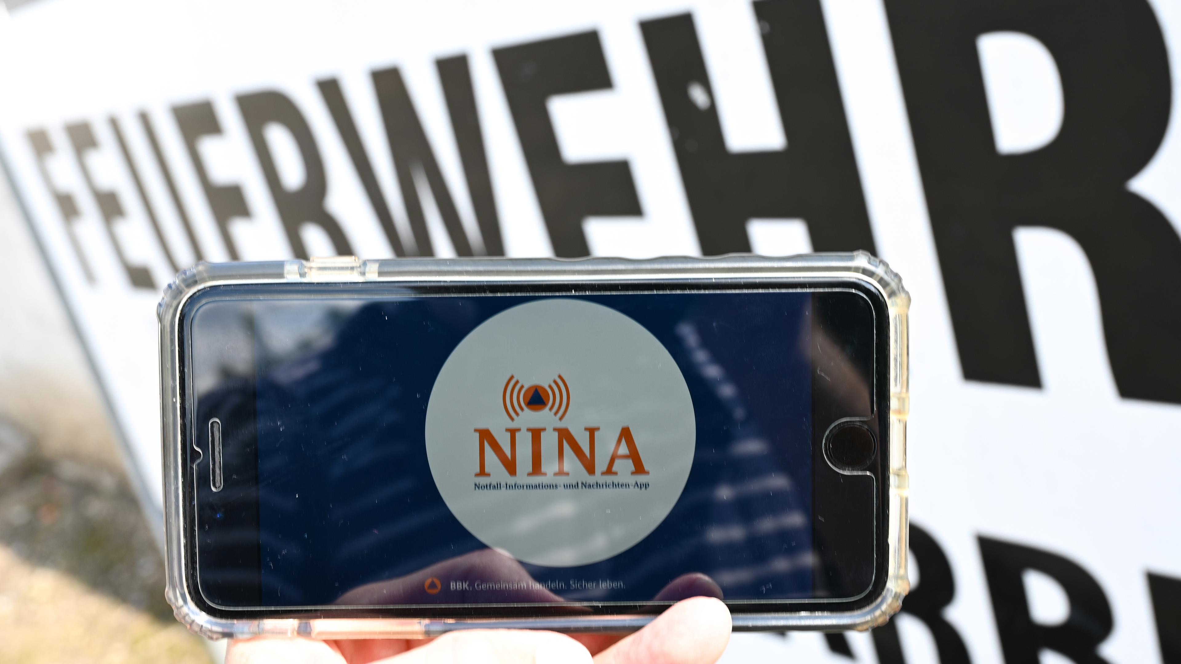 Sirene auf dem Smartphone