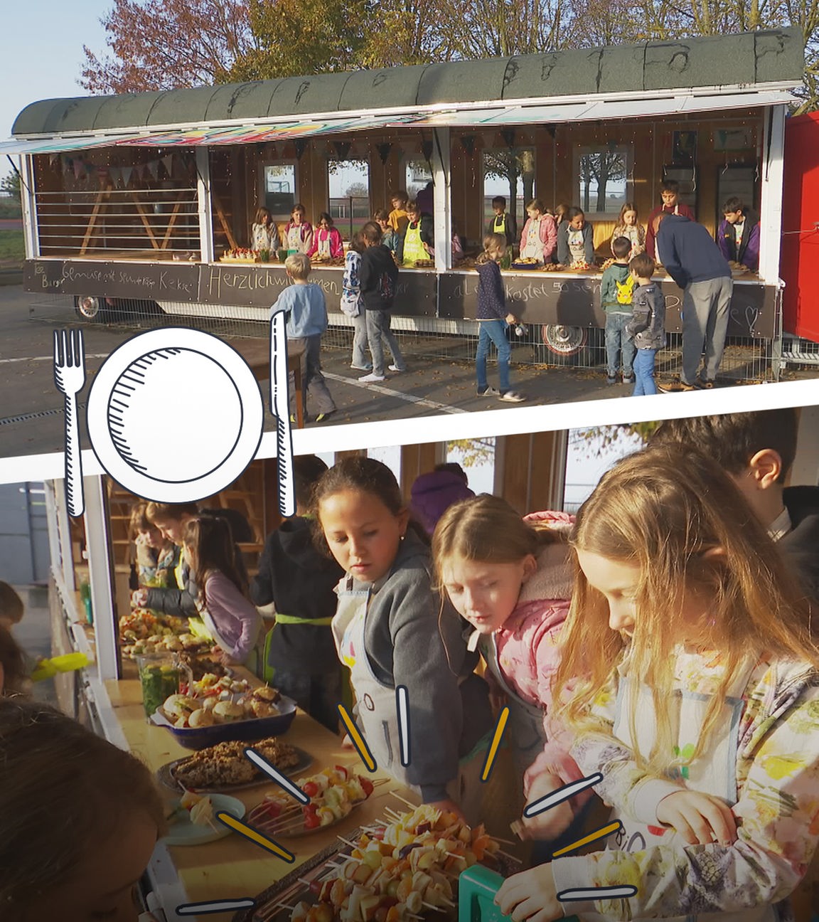 Snack Kiosk von Kinder für Kinder