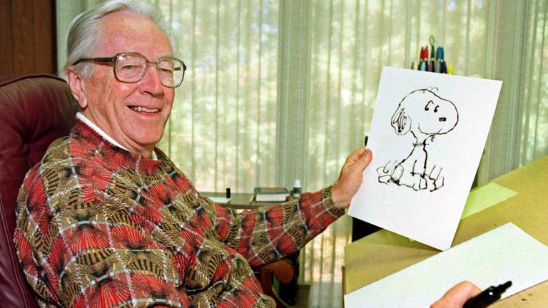 Comiczeichner Charles M. Schulz 