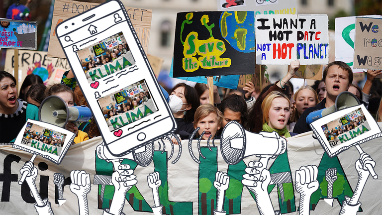 Social Media Proteste