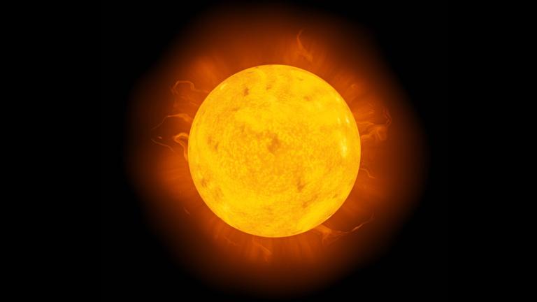 Archiv: Die Sonne, aufgenommen am 20.08.2021