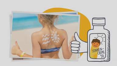 Wie funktioniert Sonnencreme - Grafik 