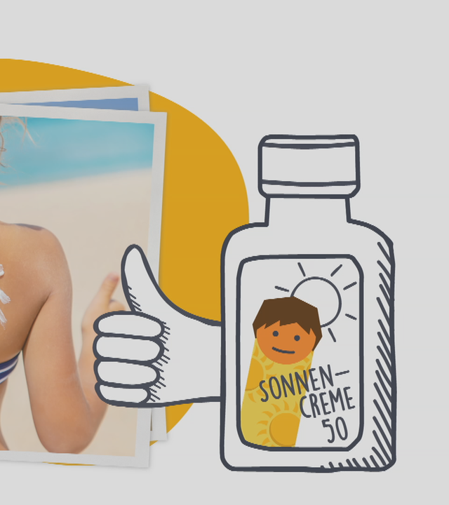 Wie funktioniert Sonnencreme - Grafik 