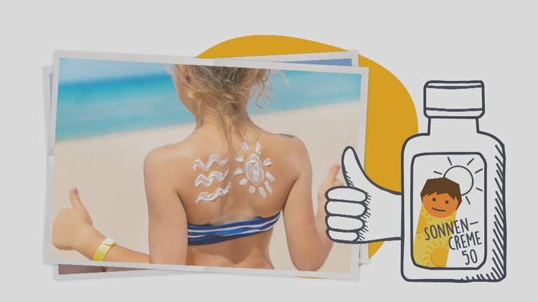 Wie funktioniert Sonnencreme - Grafik 