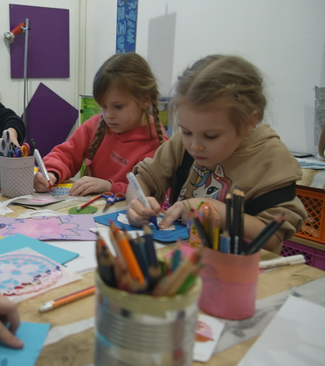 Nachbarschaftscafé für ukrainische Kinder