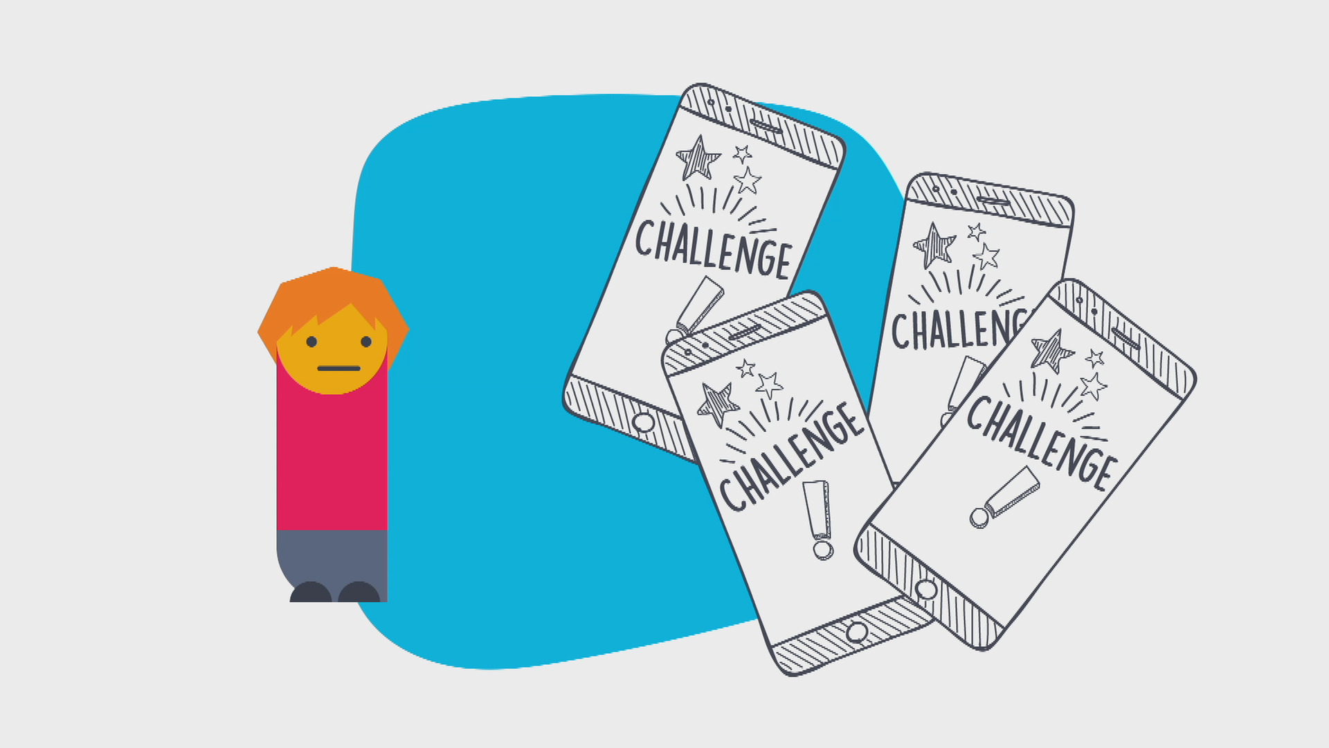 eine Grafik zum Thema Interet-Challenges