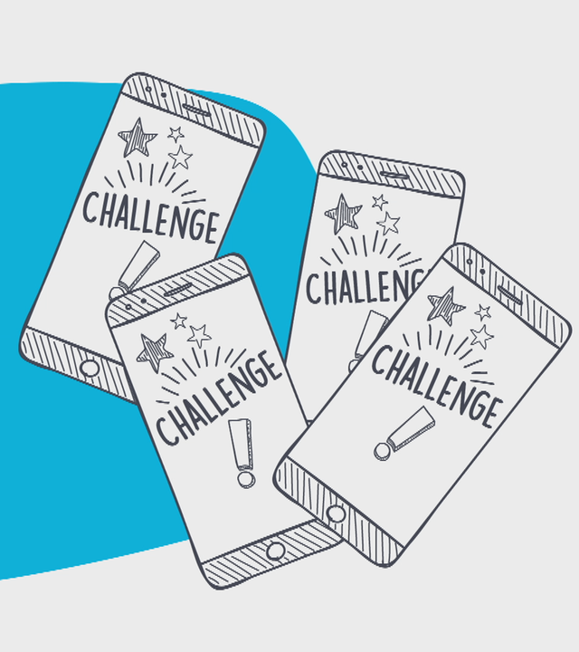 eine Grafik zum Thema Interet-Challenges